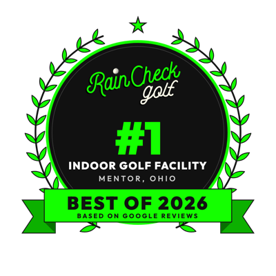 Rain Check Golf — #1 indoor golf facility in Mentor, Ohio, Best of 2026 based on Google reviews