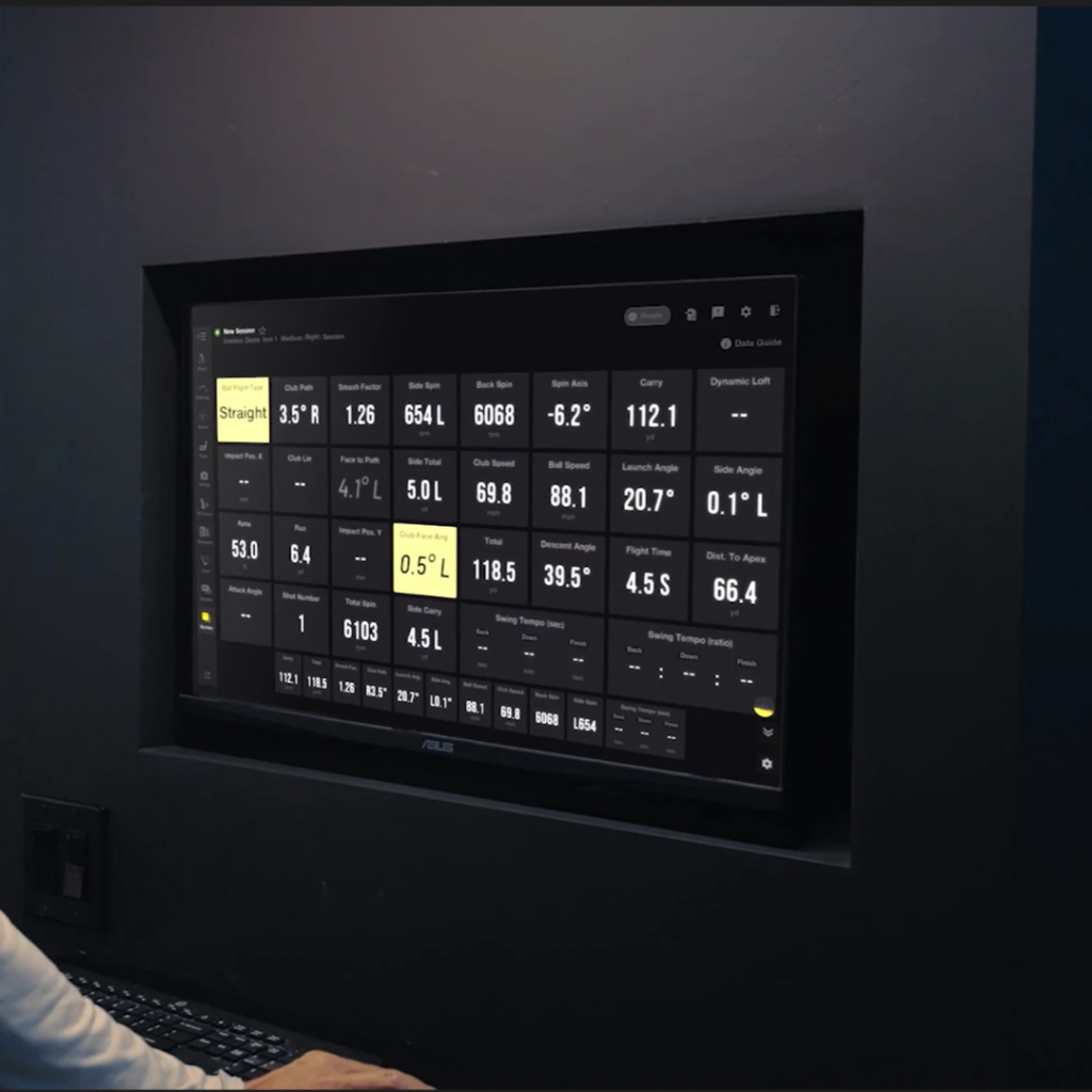 Trackman launch monitor data